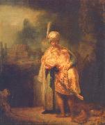 Rembrandt, Davids Abschied von Jonathan